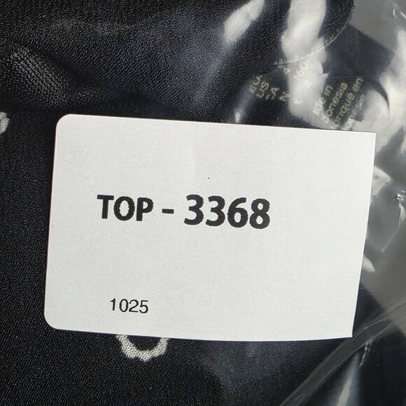 H&M Black Polka Dot Long Sleeve Shift Dress Sz 4 - Picture 9 of 9